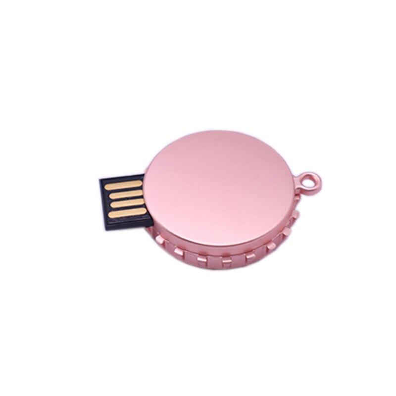 64GB tampa de garrafa de Cerveja pen drive GB 8 4GB GB 32 16GB USB pen drive de memória vara pen drive U disk: 64GB / Pink