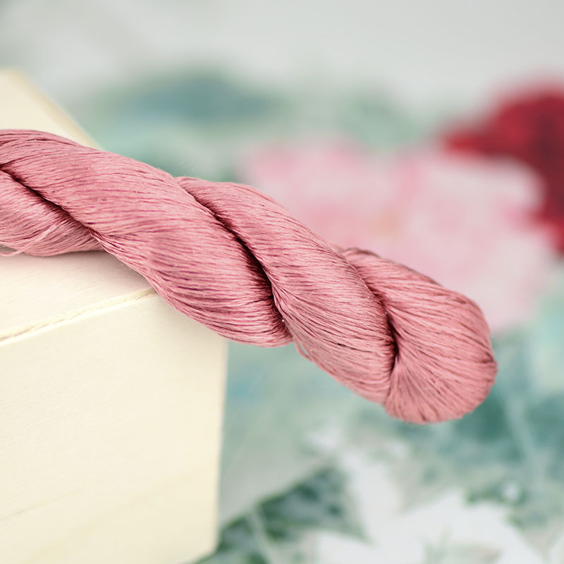 1pcs 100% silk thread hand embroidery embroider cross stitch 400m silk embroidery thread brick red series 10 pure colors: 5
