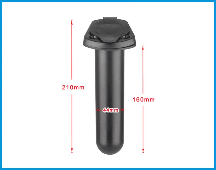 BSET MATEL 2 Pieces Nylon Fishing Tackle Accessory tool Fishing Rod Holder Tackle with Cap Cover Gasket for Kayak Boat Canoe