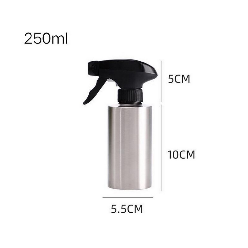 Stainless Steel Kitchen Oil Spray Bottle Olive Oil Sprayer For BBQ Cooking Stainless Steel Container Spray Spray Bottle: 250ml