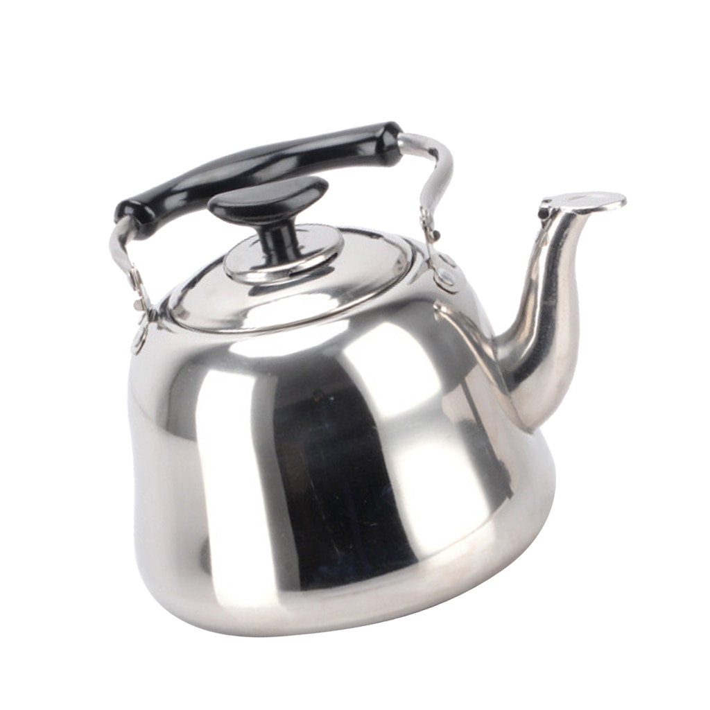 1L Stainless Steel Water Tea Kettle With Whistle Sound Infuser Tea Pot