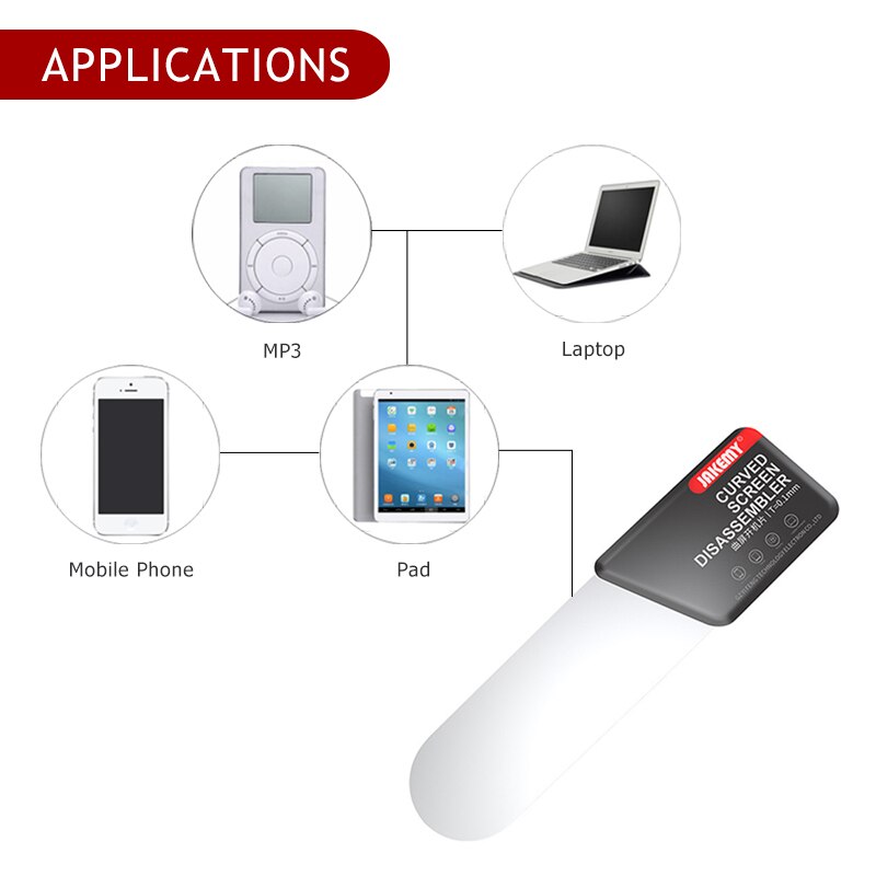 Reiz Telefoon Screen Disassembler Opening Pry Bar Metalen Platte Spudger Mini Batterij Remover Voor Mobiele Telefoon Draagbare Reparatie Handgereedschap