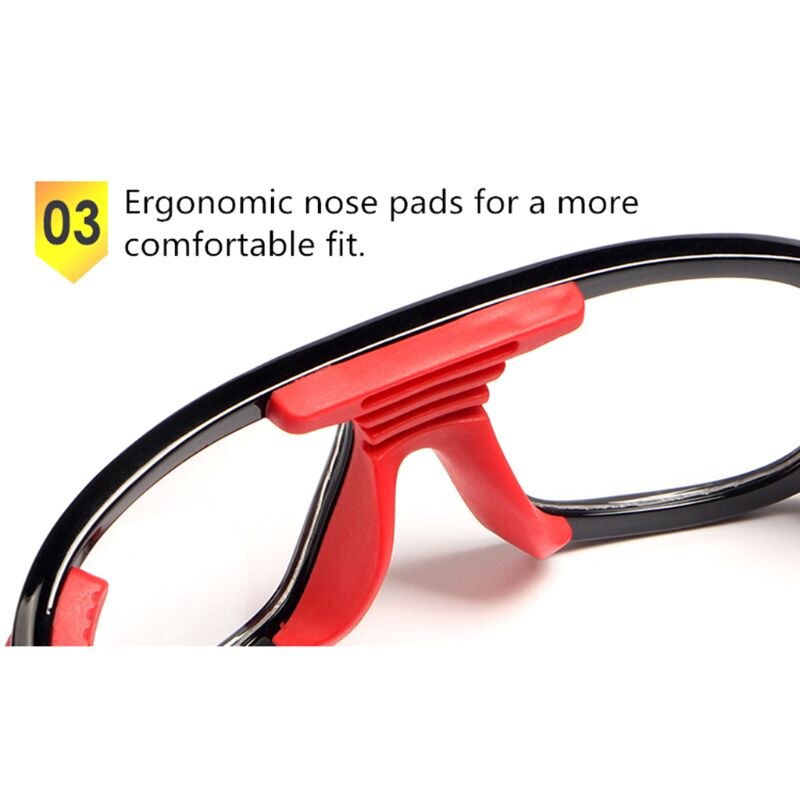 Sports Glasses Basketball Football Protective Eye Safety Goggles Optical Frame Removable Mirror Legs Myopia