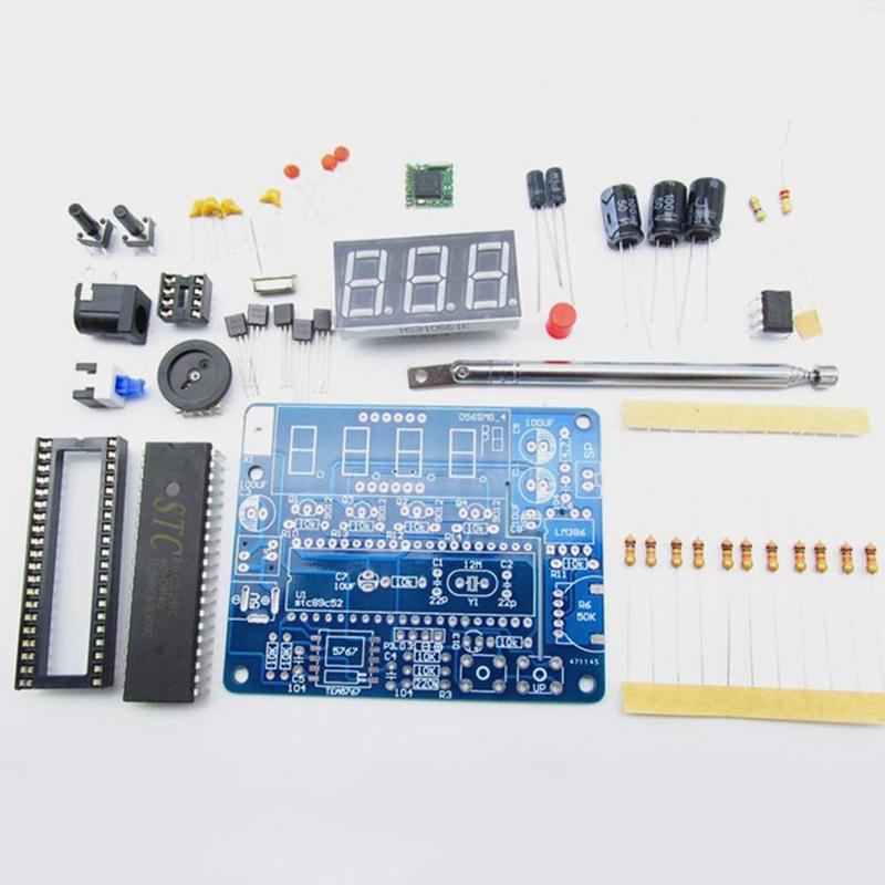 Diy Fm Radio Kit Elektronische Leren Monteren School Uitgezonden Set Radio Onderdelen Studie Voor Beginner Onderwijs Z1D0