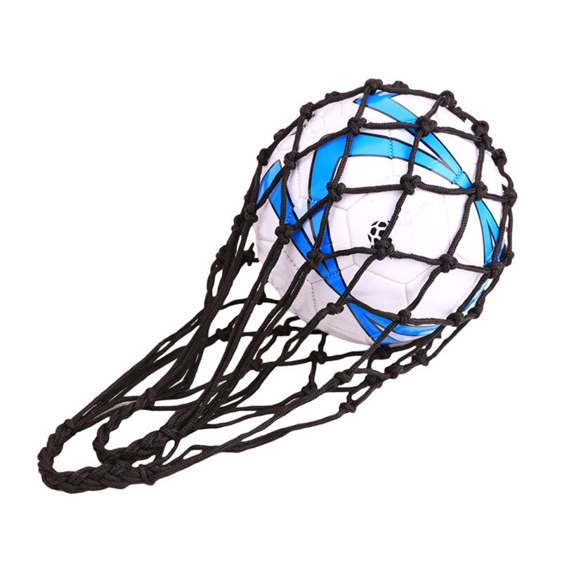 Veving nylon nettpose ballbærende mesh nettpose sport bærbart utstyr fotballballer volleyballball nettpose