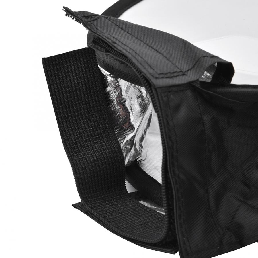 30cm redondo portátil Mini linterna superior plegable estudio Softbox fotografía relleno luz cubierta