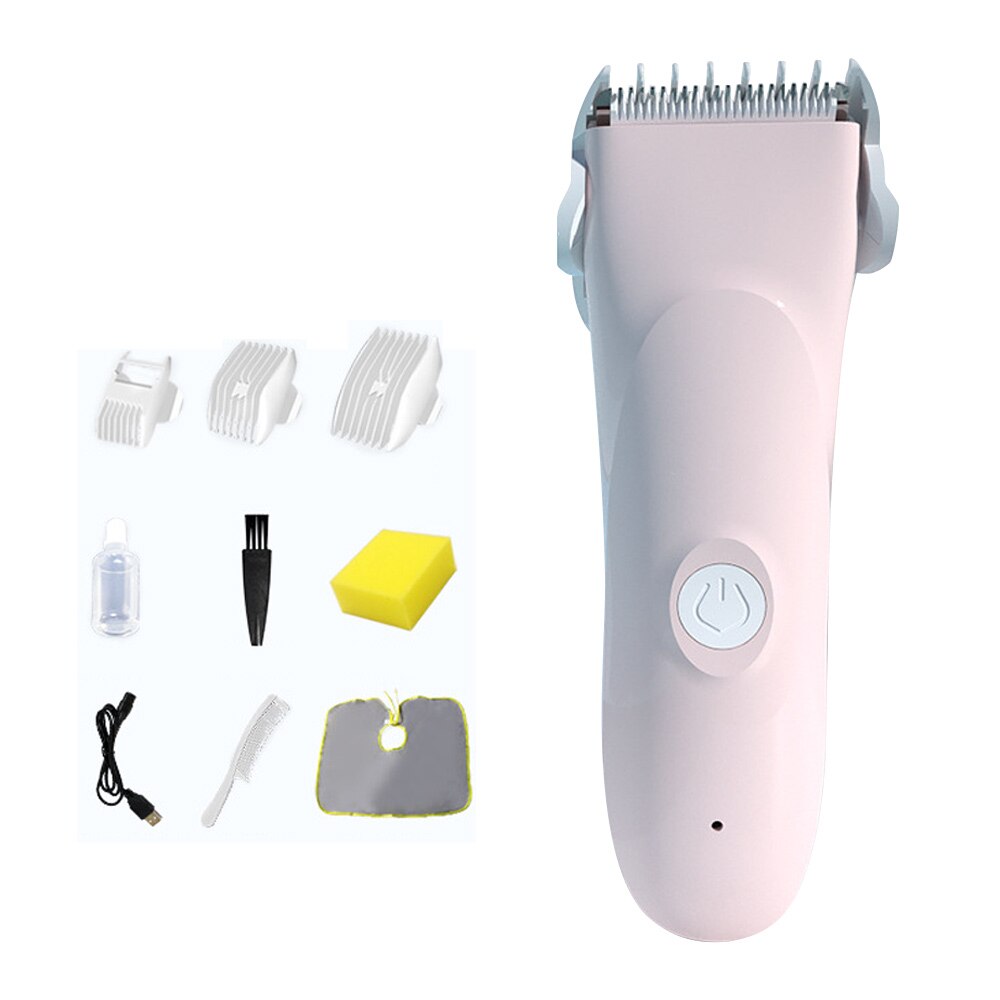 Kinderen Elektrische Tondeuse Stil Trimmer IPX7 Waterdichte Oplaadbare Cordless Kapsel Kit Met Haircut Cape 3 Opzetkammen