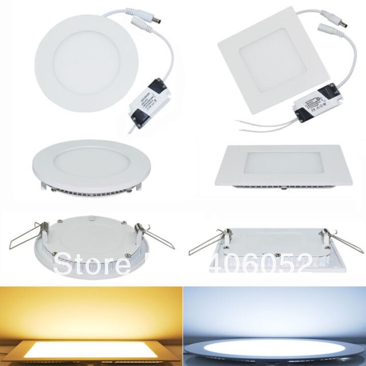Energiebesparende 220V Led-paneel Licht 15W Warm Wit Zuiver Wit Plafondlamp Decration Voor Thuis