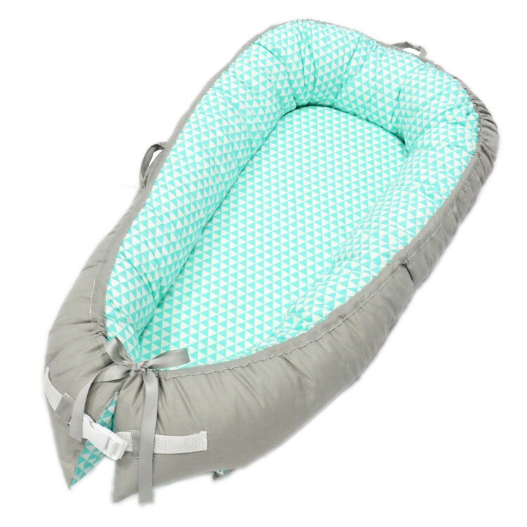 Baby Nest Bed Portable Crib Infant Toddler 100% Cotton Fabric Bed Cradle for Newborn Cots Nursery Washable: style 10