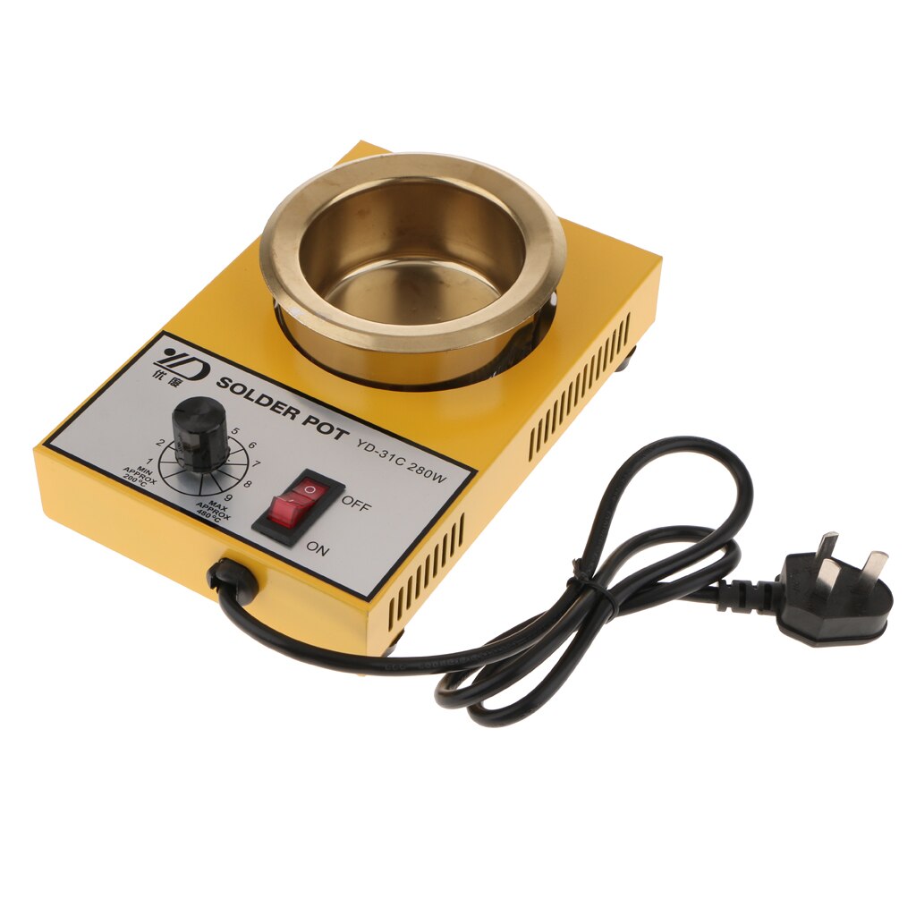 Pot de soudure d'acier inoxydable de YD-31C soudant le bain de dessoudage pour souder/souder 220V 100-580 ℃