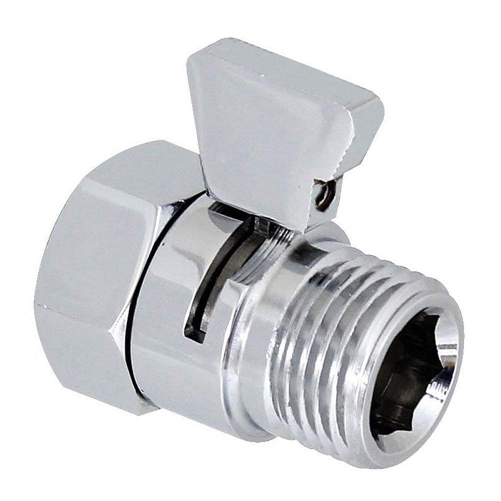 Pressure Regulator Easy Install Shut Off Valve Adjustable Bathroom For Handheld Shower Head Switch Universal Water Flow Control