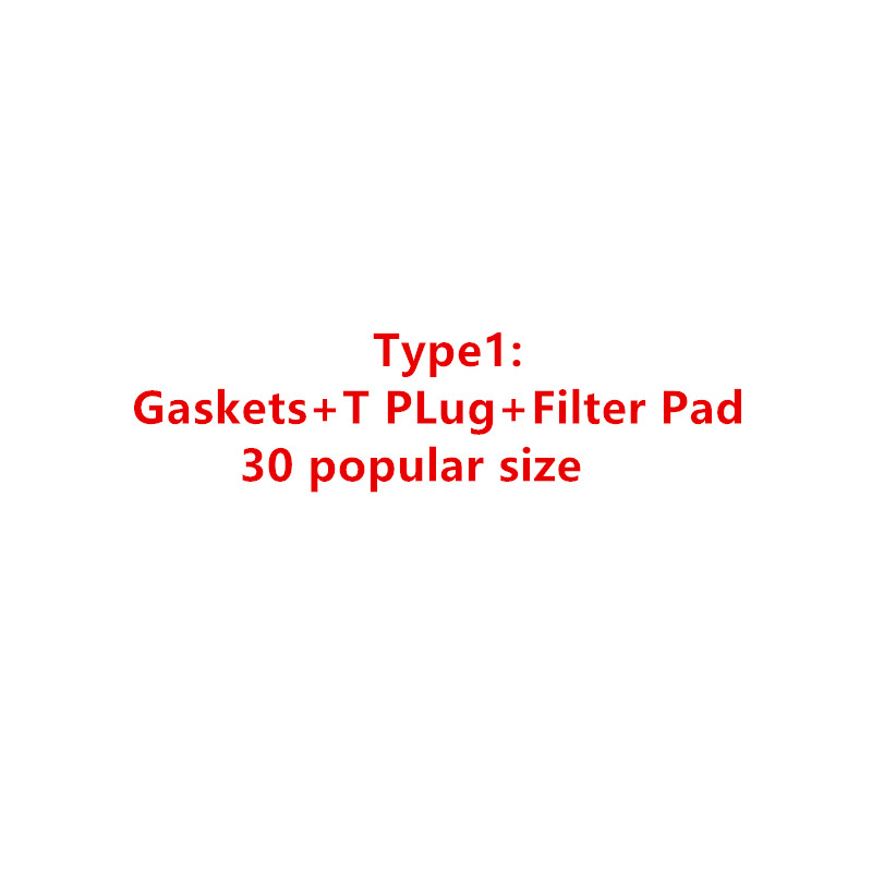 1Set 30 Maat 9000-10000 Stuks Aansteker Reparatie Onderdelen Aanstekers Accessoires Rubber O-Ringen Pakkingen Filter Wattenschijfje T-Plug Set: Grey