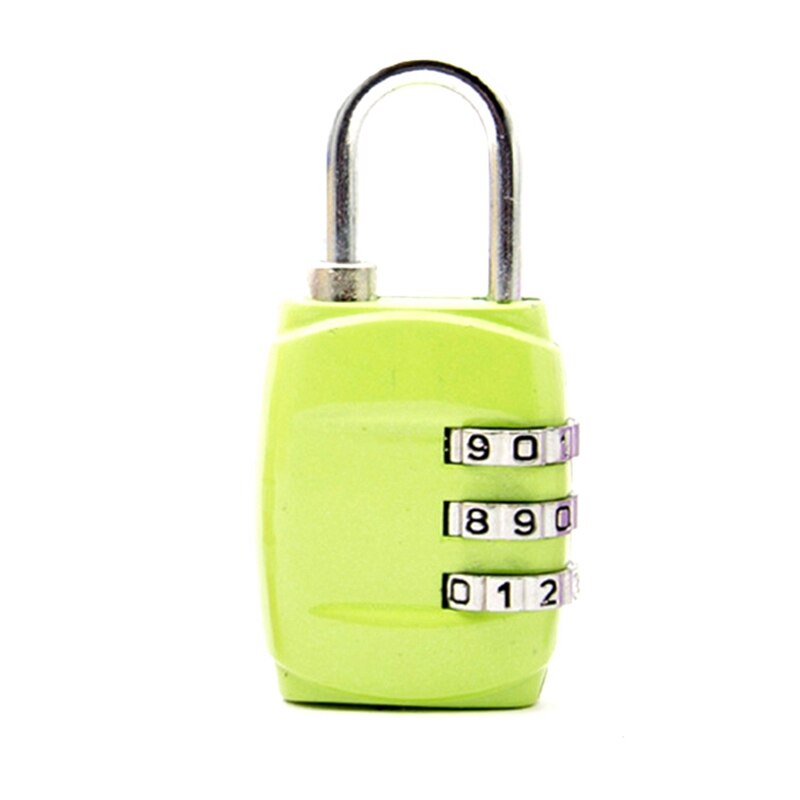 Zinc Alloy Password Toolbox Password Lock Padlock Cabinet Lock Luggage Lock Safety Padlock Locker Lock: gr