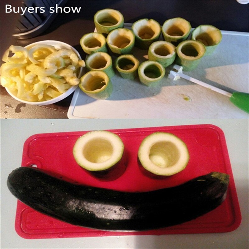 4 unids/set multifunción cortador espiral de verduras herramienta de llenado de carne cortador de berenjena de tomate herramienta de cocina