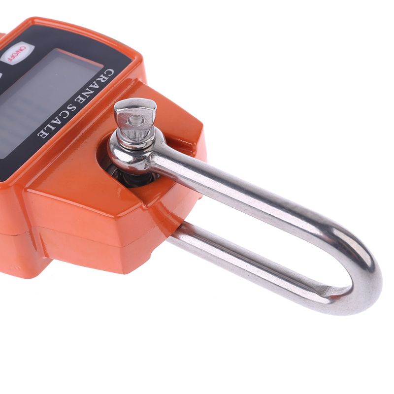 Electric Hook Scale Hanging Digital Balance Scale With Dismountable S-Hook Pounds Kg Unit For Weighing Luggages