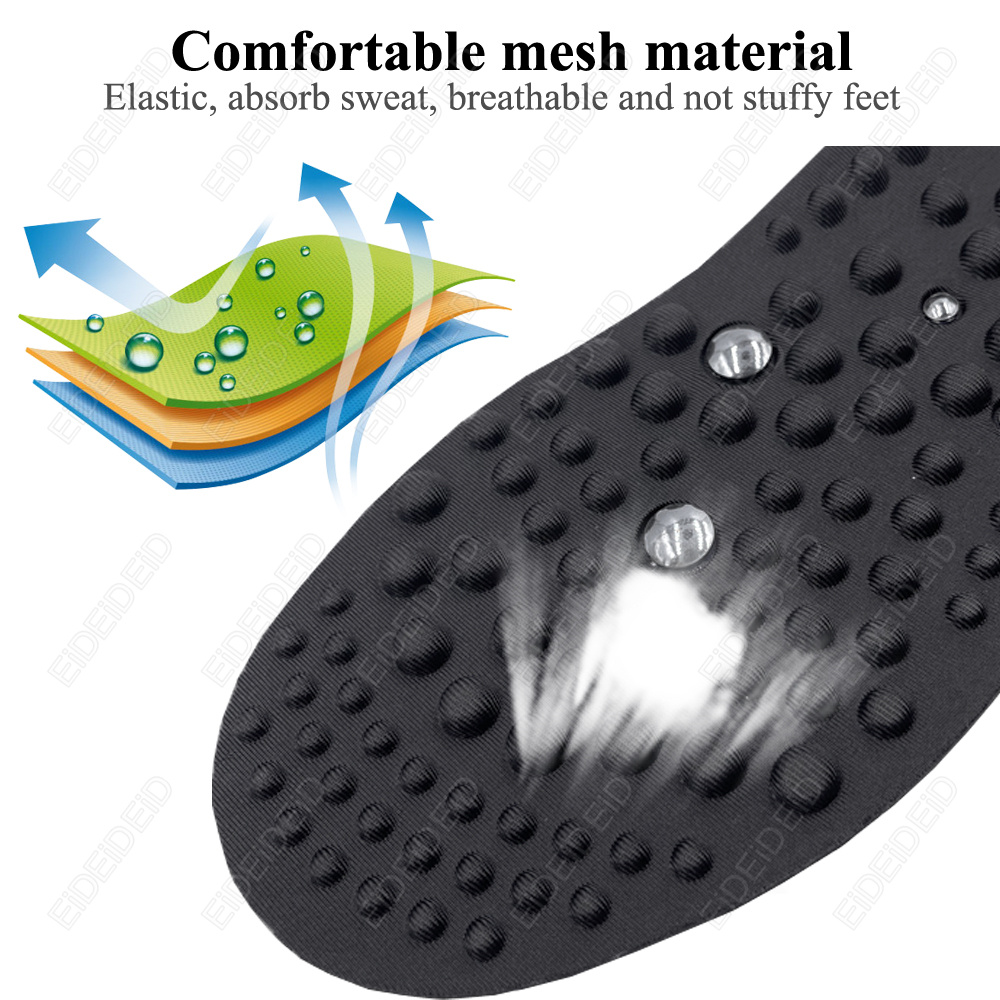 16 stuks magnetische therapie binnenzool magneetmassage acupressuur gezondheidskussen schoenpad heren dames ontspanning voetverzorging comfortzool