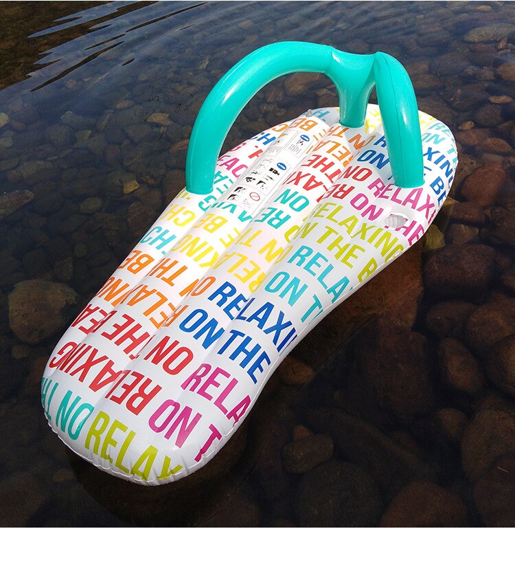 Oppblåsbare vanntøfler, flytende radleker om sommeren, tykk pvc-vannflytende seng, leker for svømmekoppholder