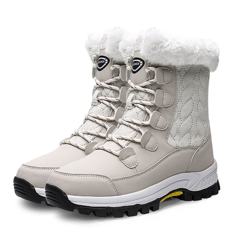 Bottines D'hiver Femme Fausse Fourrure Imperméables - Neuf Avec Emballage - Pour Neige