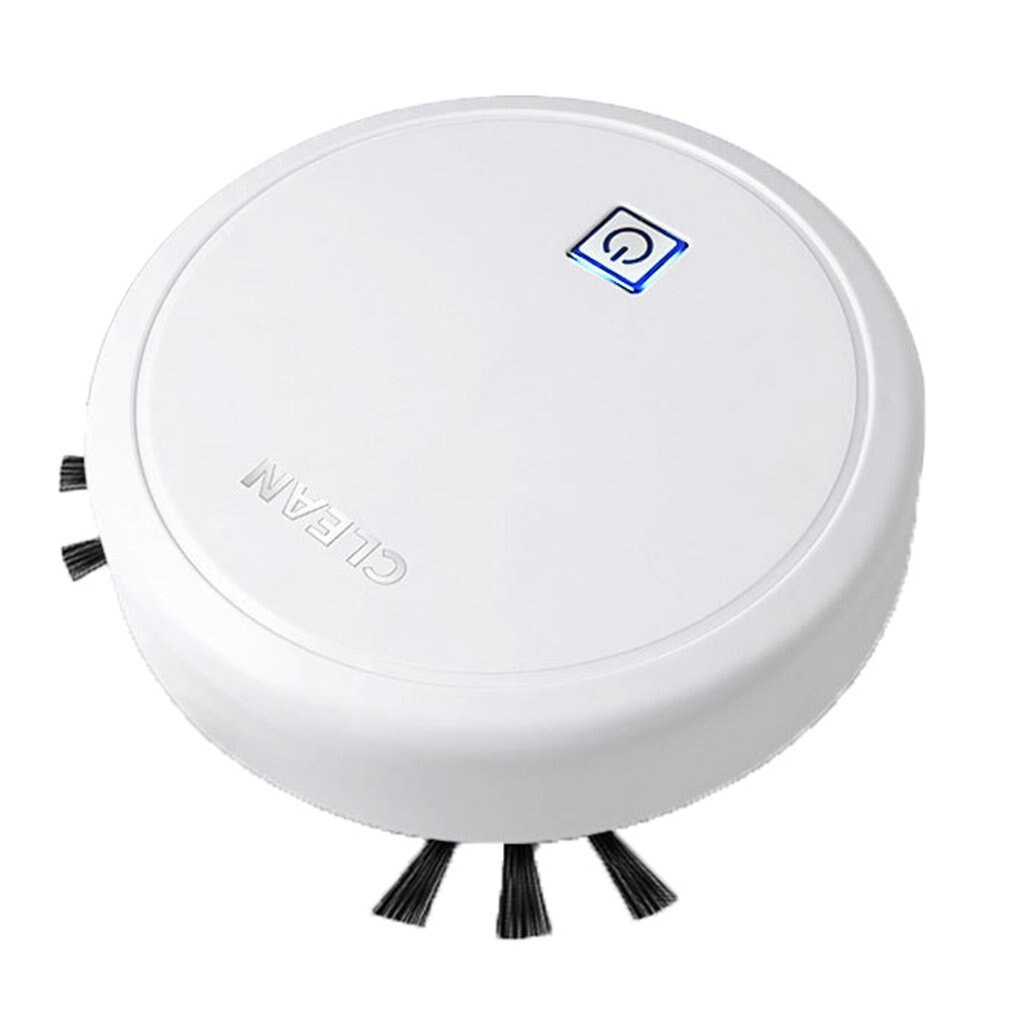High Efficient Home Automatic Vacuum Smart Floor Cleaning Robot Auto Dust Cleaner Sweeper Mop for Household: White