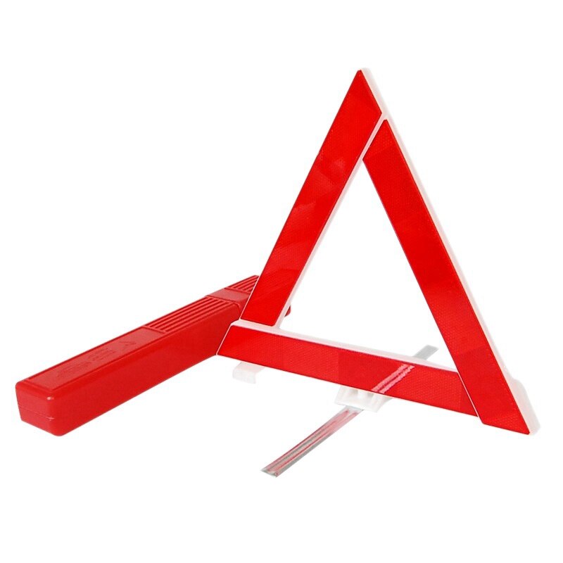 Car Vehicle Emergency Breakdown Warning Sign Triangular Reflective Road Safety Foldable Reflective Road Safety: Default Title