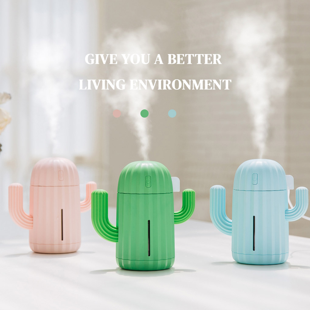 Ultrasonic Mini Air Humidifier 340ml Aroma Essential Oil Diffuser Houshold Car USB Fogger Mist Maker With LED Night Lamp