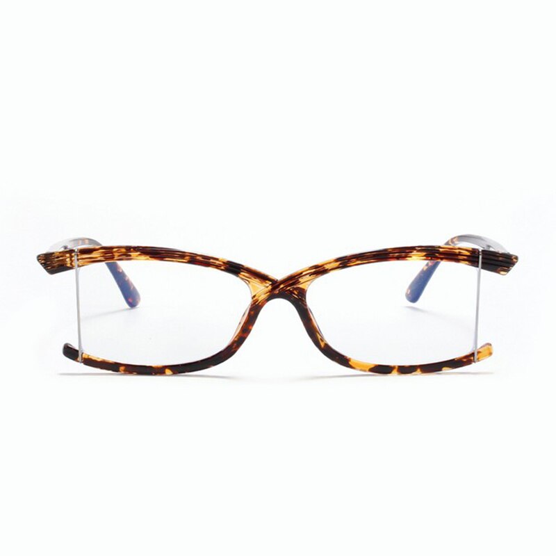Imwete-gafas irregulares con montura para hombre y mujer, lentes ópticas con luz azul, sin montura, transparentes,