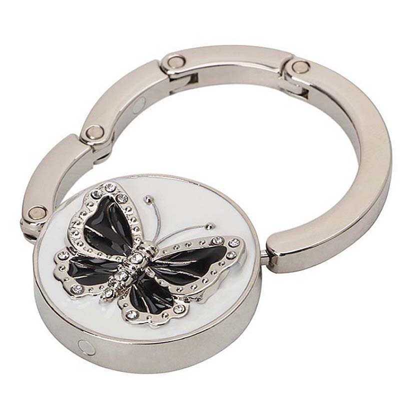 Bag Hook Round Metal Hook Bracket Folding Portable Hook Wallet Handbag Hook Seat Table Hook Bag Accessories