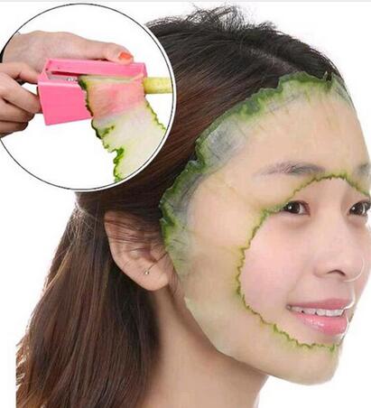 Mask slicer cucumber beauty Cucumber mask cutter beauty device Kitchen Gadget Tool Vegetable Fruit Curl Slicer