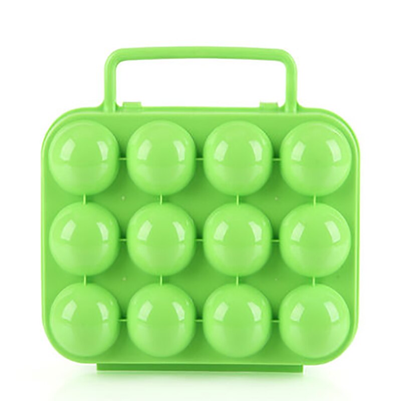 Draagbare kampeerdrager voor eieren, doos, keuken, handige container, eieropslag, container, wandelen, buiten: Groente