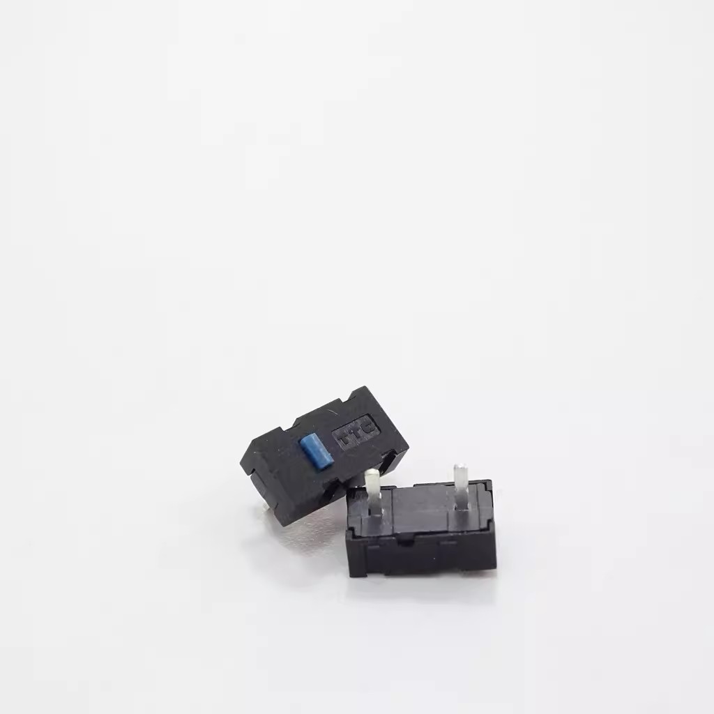 Nova chegada 1pc ttc 2 pinos pontos azuis mouse micro interruptor para razer imperador naga hex rival 500 rio 600 dpi botão rapoo 3300: Preto
