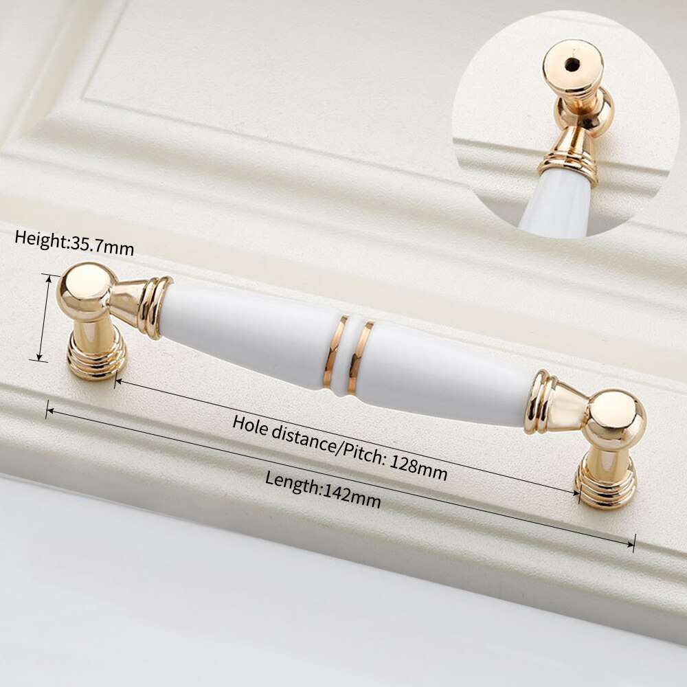 96Mm/128Mm Moderne Europese Kasten Handvat Slaapkamer Schoenenkast Hardware Handvat Pull Kast & Meubels Extra Handgreep