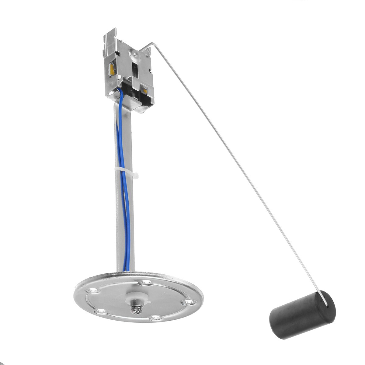 Universal 52mm 2" Car Fuel Level Gauge Meter With Fuel Sensor 12V Automotive Gauges White LED Light Black Rim