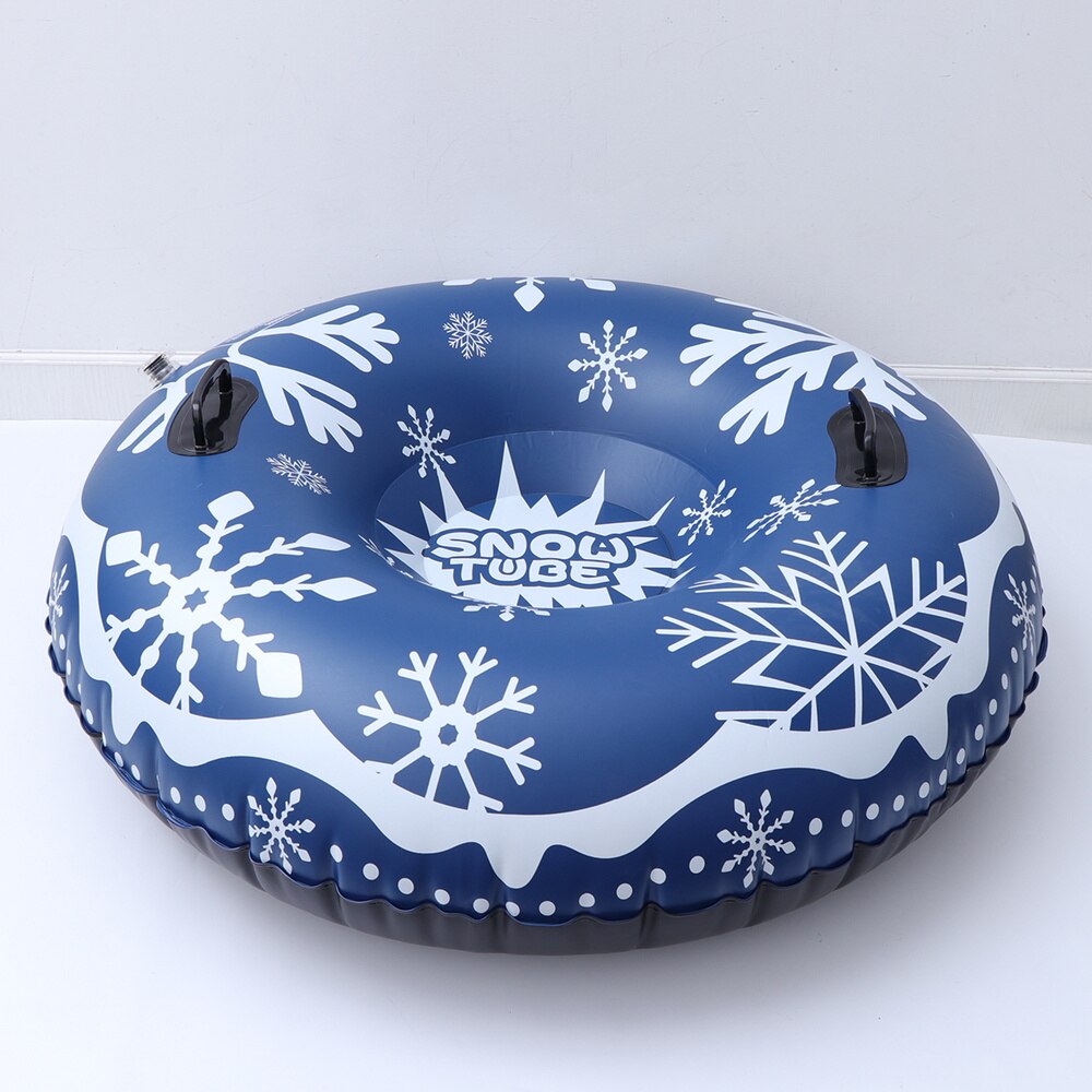 1pc Inflatable Snow Tube Snowflake Printing Skiing Supplies for Skating