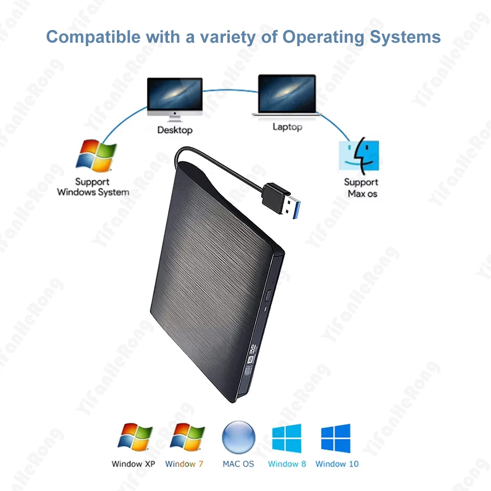 Asemakotelo 12.7/9.5mm usb 3.0 tyyppi c sata ulkoinen dvd cd-rom rw-soitin optisten asemien kotelo kannettavalle pöytätietokoneelle