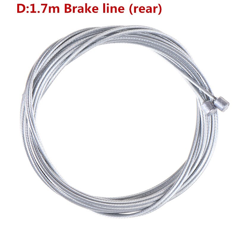 2Pcs/set Road Bike Gear Bicycle Brake Line Shifter Core Rear Inner Cable Wire: D