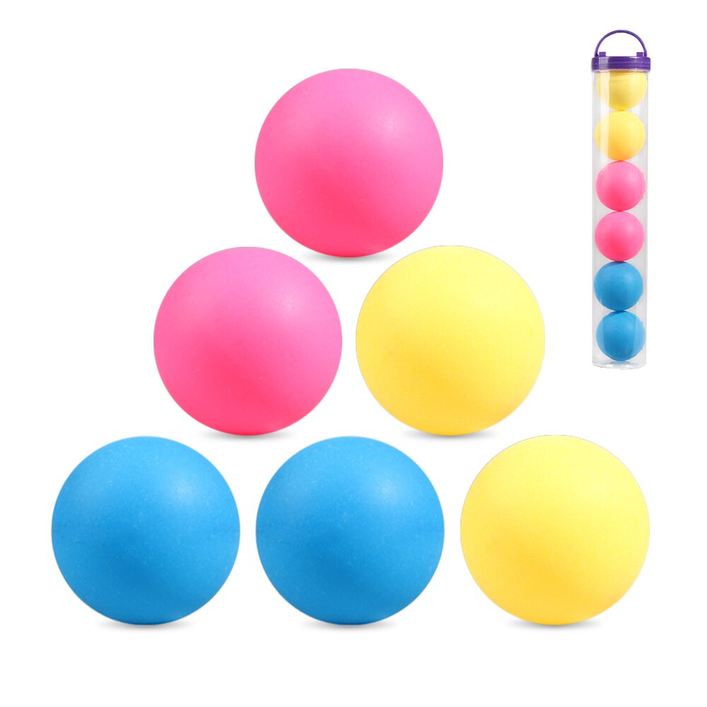 6 Stuks 3-Ster 40Mm Tafeltennis Ballen Super Duurzaam Abs Plastic Tafeltennis Ballen Tafeltennis Decor ballen Ping Pong Bal