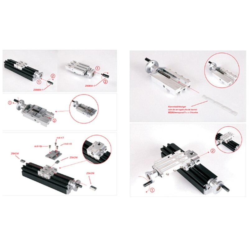 ! Cross Slide Longitudinal Slide Block for Mini Lathe Feeding Relieving Axis Feed Release Axis