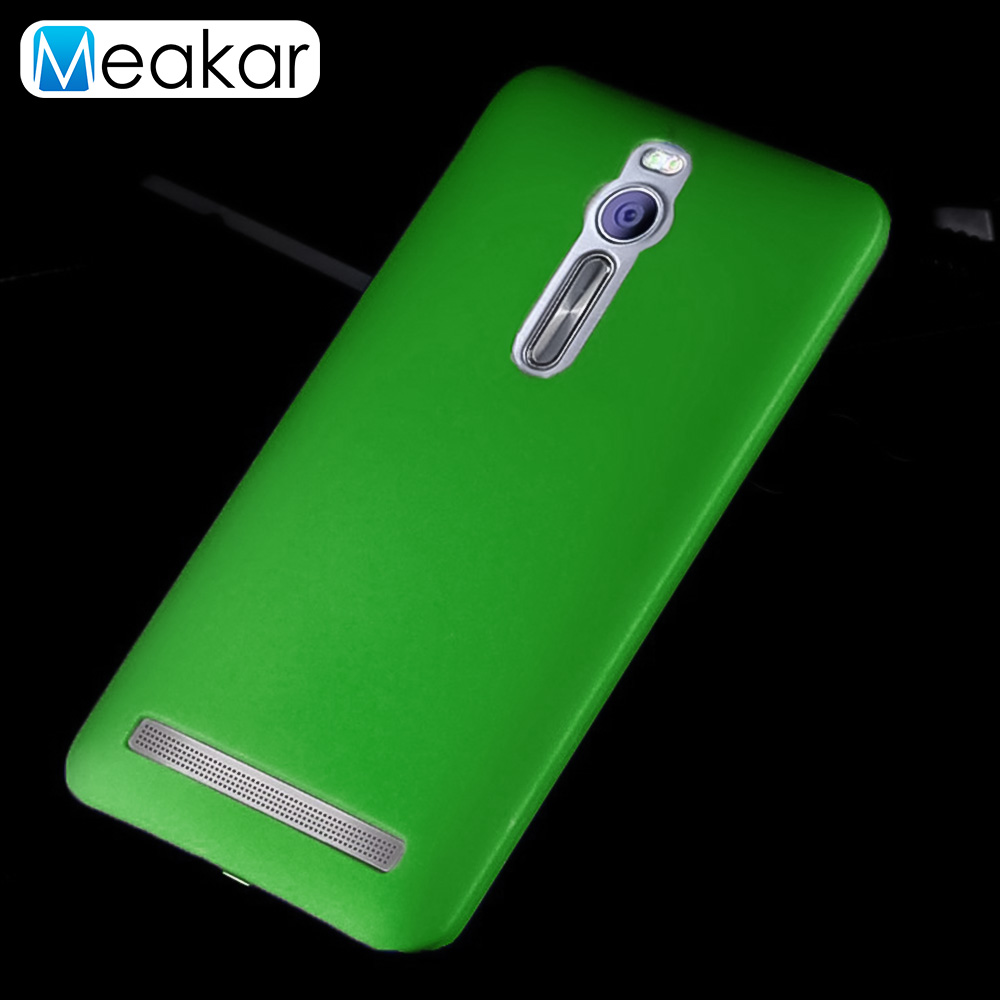 Funda de plástico mate 5.5para Asus Zenfone 2 Ze551Ml funda para Asus Zenfone 2 Ze551Ml Ze550Ml Coque trasero de teléfono funda: For Ze550Ml / green