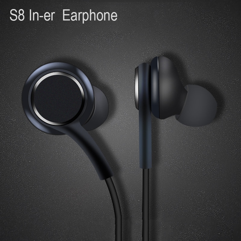 Oortelefoon Zwart 3.5Mm In-Ear Met Microfoon Draad Headset Voor Samsung Galaxy S8 S9 Smartphone Hoofdtelefoon Akg P27