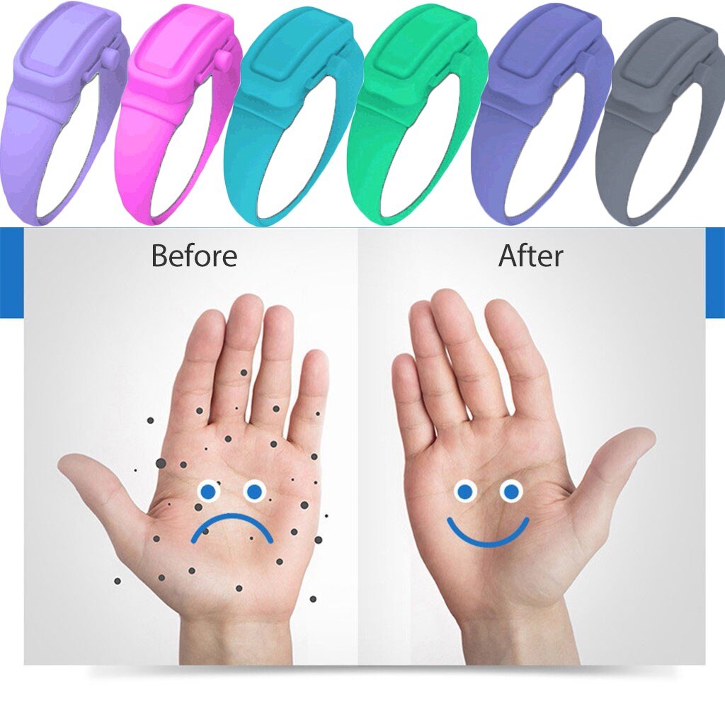 # R25 bracelet main distributeur désinfectant pour les mains distribution Silicone portable distributeur pompes désinfectant bracelets main poignet