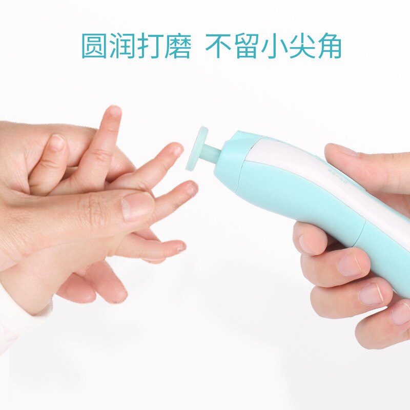 Infant Electric Nail Grinder Baby Nail Scissors Anti-Meat Newborns Children with Safe Polishing Care Suit