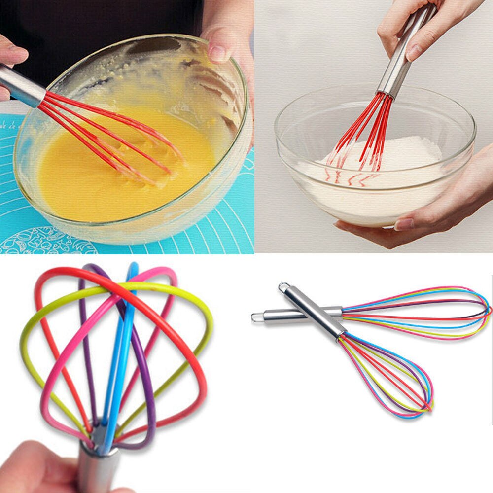 Hand Garde Food-grade Siliconen Keuken Mixer Ballon Ei Melk Beater Gebruiksvoorwerp