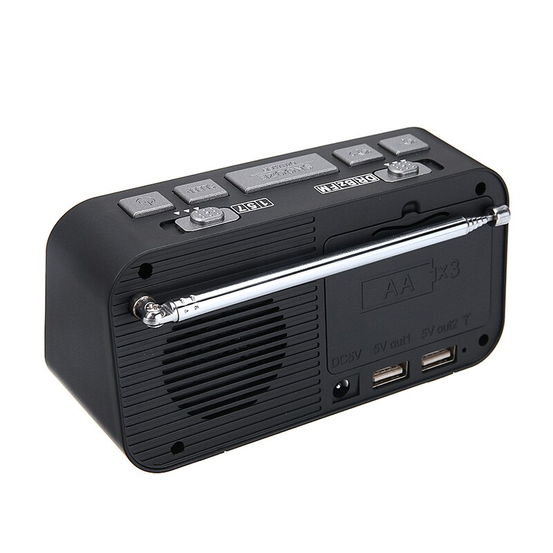 Digital DAB/FM Clock Radio Large Screen LED Radio Clock Alarm Clock Timer 12/24H Format Multifunctional Wake Up Clock Radio