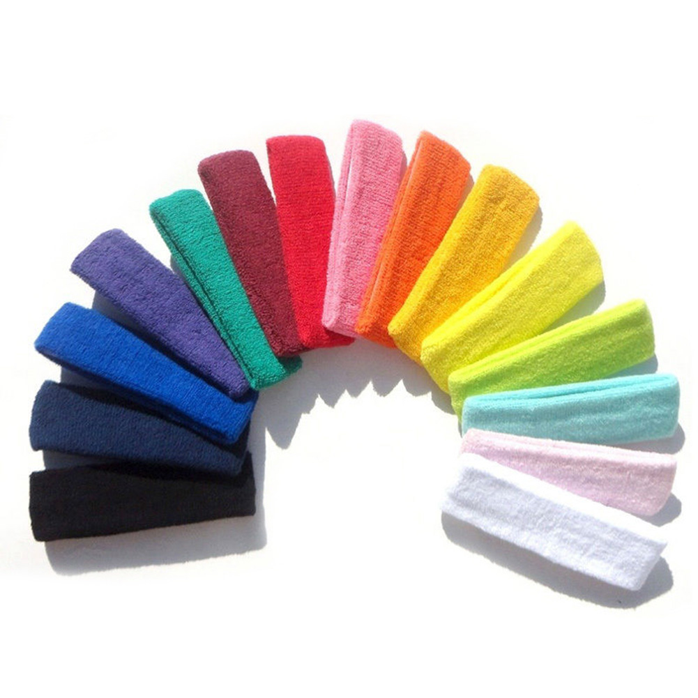 1pc Unisex Sports Yoga Sweatband Headband For Men Sweatband Women Yoga Hair Bands Gym Stretch Head Band Hair Band