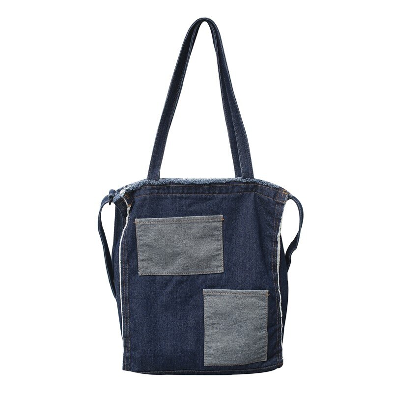 Women Denim Shoulder Bag Casual Ladies Large Travel Top-handle Bags Tote Famous Brand Crossbody Bag