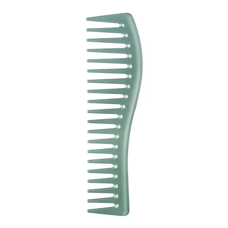 Grove Kappers Kam Hars Haarborstel Grote Grove Kam Kapsel Gereedschap Salon Kapper Kammen Mode Accessoires: Blauw