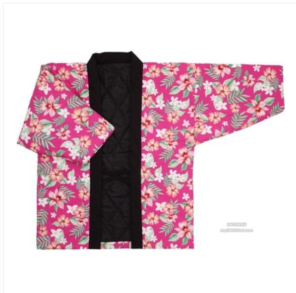 Cárdigan tipo Kimono con relleno de algodón para invierno, chaqueta japonesa cálida, holgada, estilo Hanten, abrigo Haori, ropa para el hogar, W036: 3