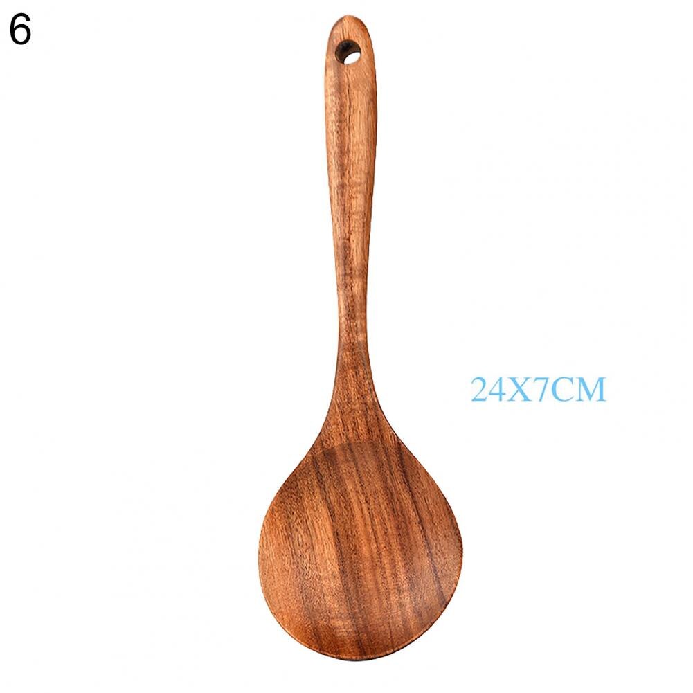 Olijfhouten spatel te - platte bodem houten kraspels voor niet-stick Olijfhouten spatel te - platte bodem houten kraspels voor niet-stick