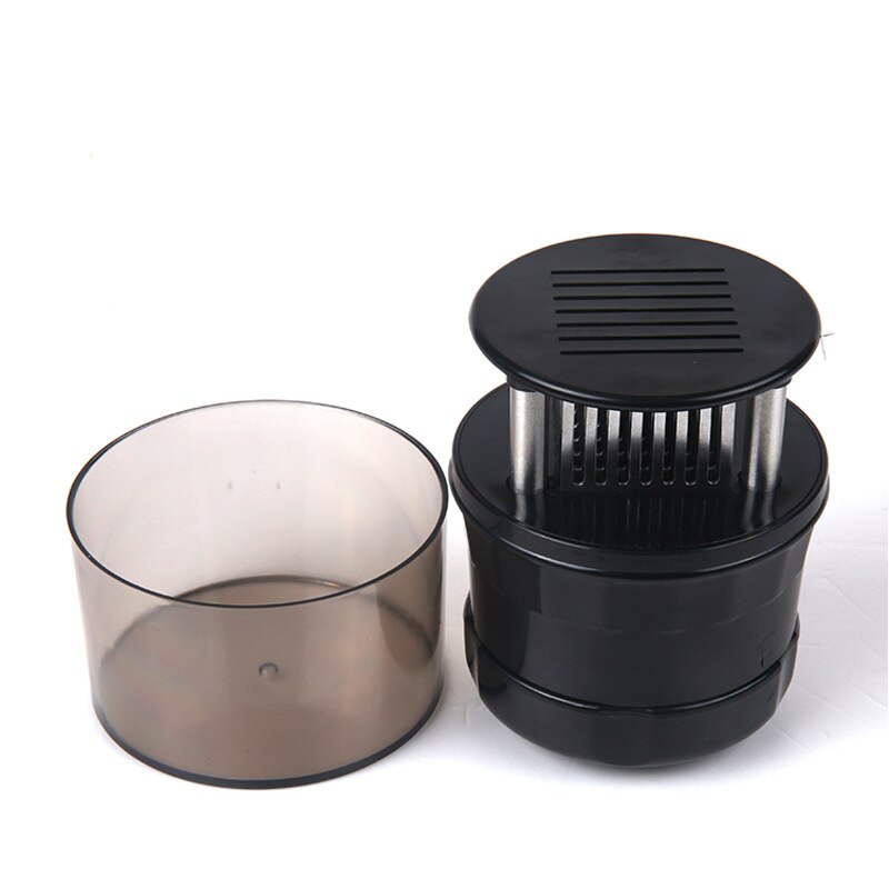 Biffmörare i rostfritt stål med skyddshölje mörningsnål trasig sena nålmörare gratis rengöringsborste