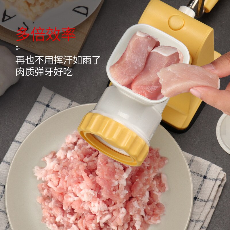Manual hand meat grinder machine meat cut meat grinder enema Household appliances kitchen cooking Unplugged Sausage machine